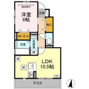 ラフィネ高砂の間取り画像