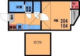 エクセリーヌ別府IIの間取り画像