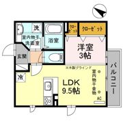 フェリスⅢの間取り画像