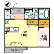 セントルイン12番館の間取り画像