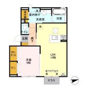 Rise(ﾗｲｽﾞ) B棟の間取り画像