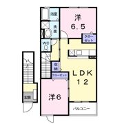 クレメントEの間取り画像
