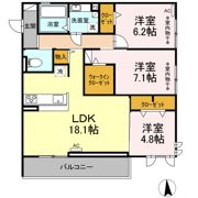 コンフォール国府の間取り画像