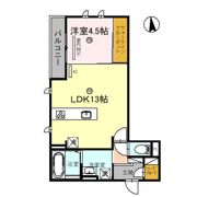 D-room Kの間取り画像