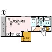D-ROOM北田辺丁の間取り画像