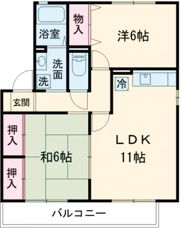リシェスM A棟の間取り画像