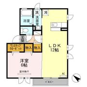 ファミーユ侑早乃の間取り画像