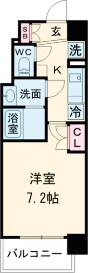 BPRレジデンス新梅田の間取り画像
