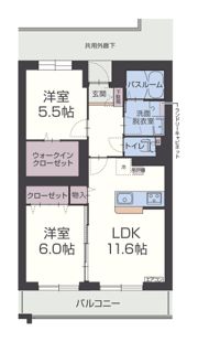 ルシール クルスの間取り画像