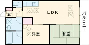 ルネス住吉の間取り画像