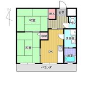 マンション梨花の間取り画像