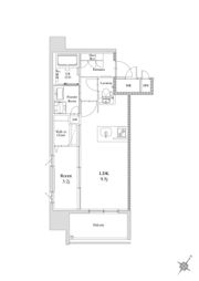 エンクレスト天神南PUREの間取り画像