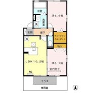 サンテラスガーデン Aの間取り画像