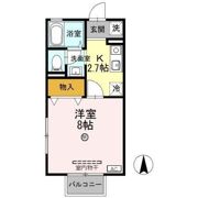 コーポ毛矢Ⅱの間取り画像