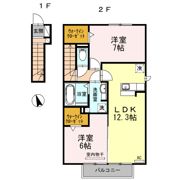 サニースカイ A棟の間取り画像