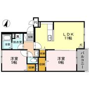 セゾンエスポワールⅡの間取り画像