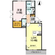 レフィナードKHY Ⅰ棟の間取り画像