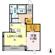 ラフォーレFの間取り画像