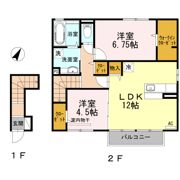 アドラブールE・F棟 F棟の間取り画像