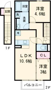 Royal Court碧 Ⅱの間取り画像