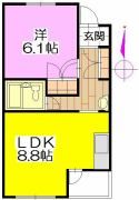 ルペール一番館の間取り画像