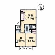 メゾン・エクランタン A棟の間取り画像