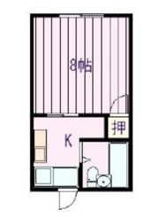 コーポラス梨果Bの間取り画像
