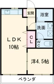 伊藤ビル徳川の間取り画像