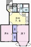 アメニティー北平野Aの間取り画像
