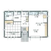 蟹江町西之森九丁目貸家の間取り画像