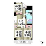 ヴァンデュール上大曽 旧前橋マンションの間取り画像