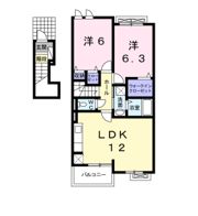 スウィート Ⅰの間取り画像