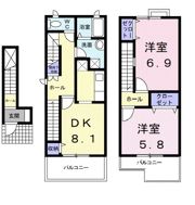 グレイスフル・Aの間取り画像