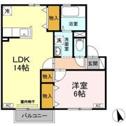 リビングタウン東通Ⅱ Eの間取り画像