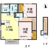 レーベンハイム Ⅲの間取り画像