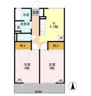 竹富ハイツの間取り画像