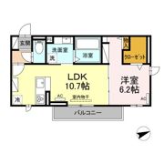 Park Front IWATAの間取り画像