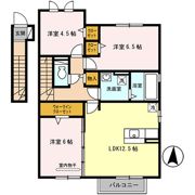 サニーハイツの間取り画像