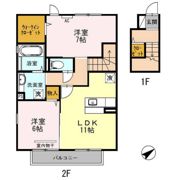 D-room パストラーレ Ⅰの間取り画像