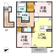 D-room老松の間取り画像