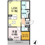 D-roomCⅦの間取り画像