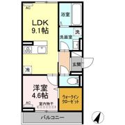 D-roomCⅦの間取り画像