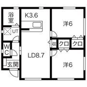パークヒルズ藤崎乃C棟の間取り画像