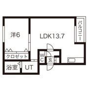 エステラ美園D館の間取り画像