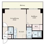 COM’S RESIDENCE 鳥居前の間取り画像