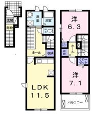 カレント・レジデンスの間取り画像