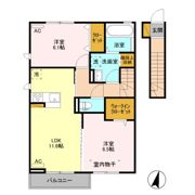 パルシティ・8の間取り画像