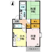 サイプレスタウン Bの間取り画像