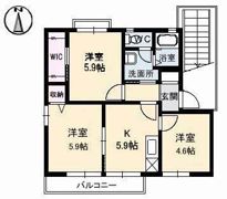 パークスター A棟の間取り画像