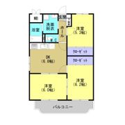 ユーミー姶良Bの間取り画像